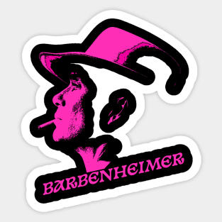 barbenheimer cool Sticker